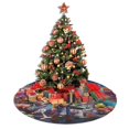 thumbnail image 4 of Falda para árbol de Navidad de Toy Story, suave y divertida, decoración navideña navideña de granja de 30", 4 of 4