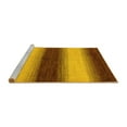 thumbnail image 2 of Ahgly Company Machine Washable Indoor Rectangle Abstract Yellow Modern Area Rugs, 5' x 7', 2 of 4