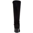 thumbnail image 5 of Charter Club Womens Jaccque Faux Suede Wide Calf Knee-High Boots, 5 of 5