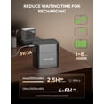 thumbnail image 4 of IMUTO Rechargeable AA Lithium Battery with Fast Charger, 8 Pack 3000mWh High Capacity AA Batteries, 4 of 7