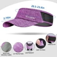 thumbnail image 2 of Sukeen Sports Sun Visor Men Women Stretchy Visor Hat Breathable Cooling Print Sun Visor Hat, 2 of 5