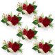 thumbnail image 1 of Corsage de Muñeca Serwalin 6 PCS Rosas Burdeos para Bodas, 1 of 9