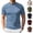 Light Blue, variant on HAJWOH Shirts for Men Stretch Short Sleeve Turtleneck Tops Breathable Bightweight Comfort Tshirts Slim Fit T-shirts Casual Basic Top