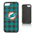 thumbnail image 5 of Miami Dolphins iPhone Plaid Design Bump Case, 5 of 5