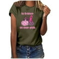 thumbnail image 2 of CEHVOM Halloween Femmes Décontracté Été Imprimé Manches Courtes Col Rond T-Shirt Ample Blouse Hauts, 2 of 5
