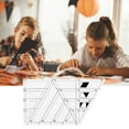 thumbnail image 4 of Bearachild Regla para manualidades de acolchado, regla de costura de plástico a escala Type9 NO9, 4 of 6
