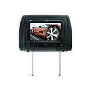 Angle View: BOSS HIR9BGTA - DVD player with LCD monitor and digital player - display - 9" - headrest integrated