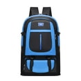 thumbnail image 2 of [Expandable] Large-Capacity Backpack, 56-75L Expandable Mountaineering Bag, Oxford Cloth Material, Outdoor Camping Bag, Multi-Pocket Design, For Business Trips, Cycling, Mountaineering, Camping, 2 of 7