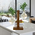 thumbnail image 4 of Propagation Station Glass Terrarium Planter Flower Pot With Retro Solid Wooden Stand For Home Kitchen Indoor Garden Wedding Desktop Patio Planters Wall Hanging Planters Planters Pots Tree Pot Indoor, 4 of 7