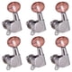 thumbnail image 1 of Clavijas de afinación de cuerdas Clavijas de afinación Resistente al desgaste Engranaje sellado Botón cóncavo de cuerda 6 clavijas de afinación restantes, 1 of 9