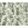 thumbnail image 1 of Soimoi 56 Inch Wide Polyester Canvas Fabric by The Yard - Leaves Pattern - Off White - Water-Resistant Outdoor & Upholstery Material, 1 of 7
