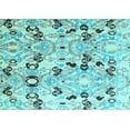 thumbnail image 1 of Ahgly Company Indoor Rectangle Oriental Light Blue Modern Area Rugs, 7' x 9', 1 of 4