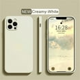 thumbnail image 1 of Original Square Liquid Silicone Phone Case For iPhone 14 13 12 Pro Max Mini Plus SE 2023 Shockproof Back Cover, 1 of 5