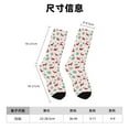 thumbnail image 3 of Honeii Vintage Christmas Reindeer Print Adult Socks,Crew Socks,Casual Calf Socks,Daily Wear Socks for Men & Women, Perfect for Sports, Casual and Everyday Use, 3 of 6