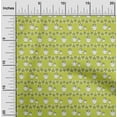 thumbnail image 2 of oneOone Rayon Lime Green Fabric Kawai Sewing Craft Projects Fabric Prints By Yard 56 Inch Wide-T6, 2 of 5
