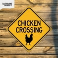 thumbnail image 4 of Chicken Crossing Tin Road Sign, 4 of 5