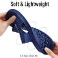 thumbnail image 4 of Comwarm Shower Shoes for Women Men, Quick Drying Lightweight Non Slip Pool Slides Slippers with Drain Holes, Navy, 4 of 6