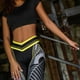 thumbnail image 3 of Gibobby Leggings yoga mujer Leggings de yoga para mujer, pantalones deportivos de cintura para correr, pantalones deportivos de Yoga con estampado(Amarillo,M), 3 of 4