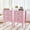 Pink, variant on Solid Wood Nightstand Unfinished for Color DIY, Small Night Stand for Bedroom, Natural Wood Nightstand with Drawers, Light Wood Nightstand, Real Wooden Bed Side Table/End Table