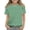 Army Green, variant on Cute Tops for Kids Girls Size 7 Plaid Shirt Graphic Tees Short Sleeve Summer Tops Girls Fashion Crewneck Blouse Tee Army Green 3-4 Years