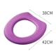 thumbnail image 2 of Funda para asiento de inodoro, cojín para asiento de inodoro EVA suave e impermeable, Universal con diseño autoadhesivo para baño, 2 of 6