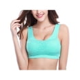 thumbnail image 1 of Topumt Women's Seamless Stretch Padded Up Yoga Sports Bra Ladies Sexy Lace Tank Tops Short Bra Vest, 1 of 5