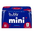 thumbnail image 1 of Bubly Blueberry Pomegranate Sparkling Water 6 x 222 mL, Mini Cans, 1 of 5