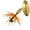Gold/Orange, variant on Panther Martin PMF_2_GO Deluxe Dressed Fly Spinning Fishing Lure - Gold/Orange - 2 (1/16 Oz)