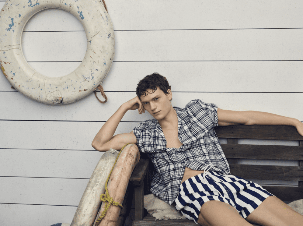 Free Assembly Men's Swim Stretch Seersucker Board Shorts, 5" Inseam, Sizes S-3XL