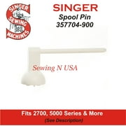 Angle View: Singer Compatible Horizontal Spool Pin 357704-900 Fits 2000, 5000 SRS & More In Description