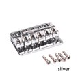 thumbnail image 4 of Naiovety Sillín rígido para guitarra eléctrica, componente de instrumento musical profesional, pieza trasera de Metal de 6 cuerdas, accesorio de Accesorios para instrumentos musicales Plata Naiovety OD026102-01, 4 of 6