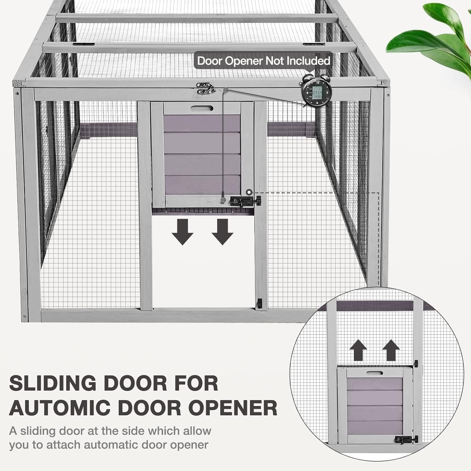 MEDEHOO Large Chicken Coop Run Extension-Durable Chicken Enclosure for Chicks, Ducks, Rabbits(20.73 Ft²)