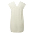 thumbnail image 4 of HBFAGFB Tank Tops Womens Fashion Versatile V Neck Ribbed Sleeveless Pullover Sweater Vest White Size M, 4 of 5