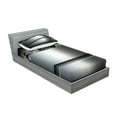 thumbnail image 2 of Ambesonne Grey Fitted Sheet & Pillow Sham Set, Clockwork Science Modern, Twin, Grey, 2 of 2