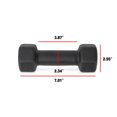 thumbnail image 2 of CAP Barbell, Black Neoprene Dumbbell, 4lb, Single, 2 of 6