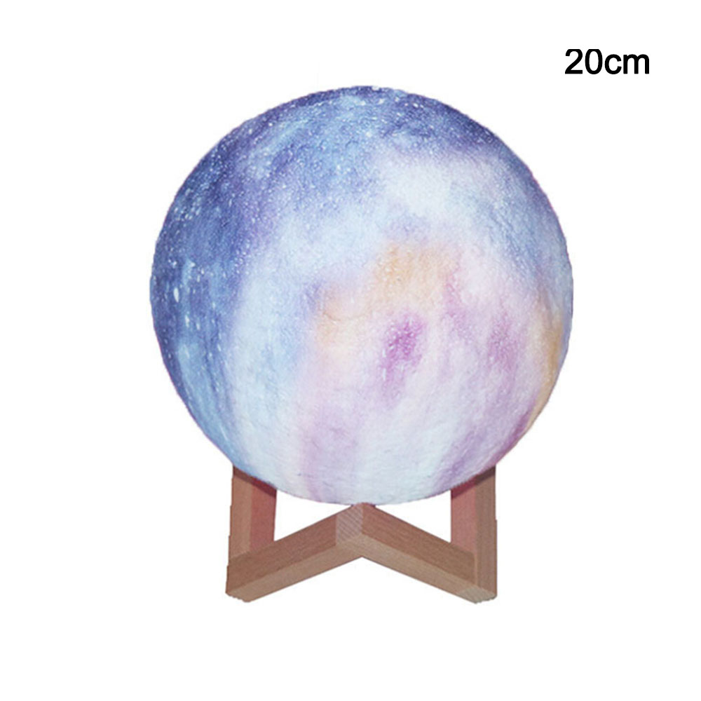 Rechargeable Moon Lamp Moonlight 3D Print Night LED Lamp