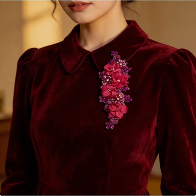 Outdor Exquisite Three Embroidery Design A Must Have For Fashion Trends! Instantly Upgrade Your And Fully Showcase Your Elegant Temperament