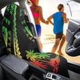 thumbnail image 3 of Garronmavis 1 PC Front Car Seat Towel Cover Water-Resistant Sweat Resistant Breathable Non-Slip Washable Stain Resistant Universal Fit For Cars SUVs Trucks Sedans Vans Auto Interior Accessory, 3 of 8