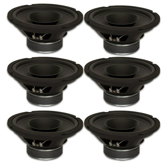 6 Goldwood Sound GW-8003/8 Full Range 8" Woofers with Whizzers 260 Watt each 8ohm Speakers