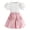 Red, variant on GiLiling Toddler Girl 2 Piece Summer Outfits Puff Short Sleeve Ribbed Knit Top and Mini Skirt Set Cute Kids Clothes (Red, 5 Years)