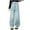 Blue, variant on NOLDARES Jeans for Girls Baggy Wide Leg Ripped High Elastic Waisted Denim Pants Skater Streetwear Cute Trousers(Blue,5-6 Years)