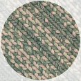 thumbnail image 5 of Homespice Decor 300997 27 x 45 in. Oval Hillside Ultra Durable Braided Rug, Green, 5 of 5