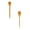 Yellow 2PCS, variant on 16.5 Inch Giant Wood Spoon Long Handled Wooden Spoon For Cooking And Stirring Kitchen Utensil