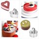 thumbnail image 4 of Anillo de postre de acero inoxidable de 6 piezas, juego de anillos de postre de acero inoxidable, anillos de postre, anillos de pastel, juego de anillos de postre con elevador y tamper Adepaton MZQ-0843, 4 of 9