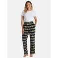 thumbnail image 2 of Wicked Women’s Print Velour Sleep Pants, Sizes XS-3X, 2 of 5