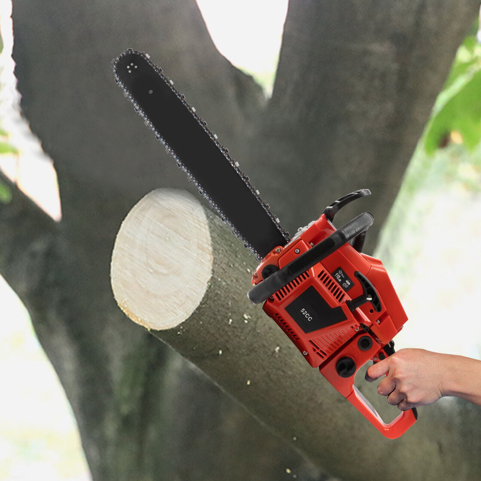 Denest Chainsaw 20” 52cc 2-Cycle Gas Powered Chainsaw, High Performance and Safety Features