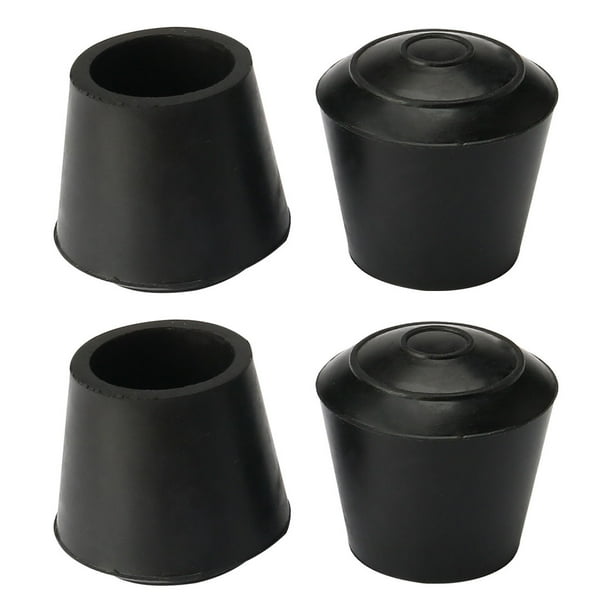 Rubber Leg Cap End Tip Furniture Feet Protector 16mm 5/8" Inner Dia 4pcs