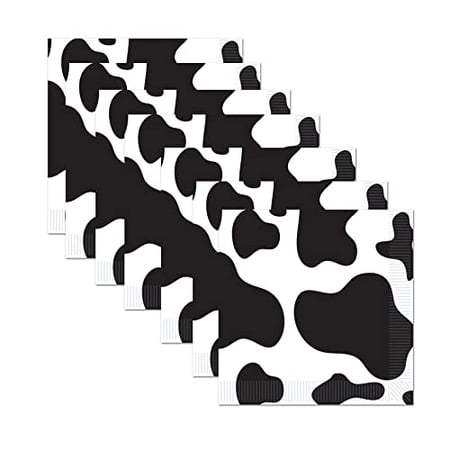 Beistle 3 Striscioni A Festone Con Stampa Mucca, Per Feste A Tema Western O Fattoria, In Plastica, Dimensioni 28x30 Cm Circa - 6