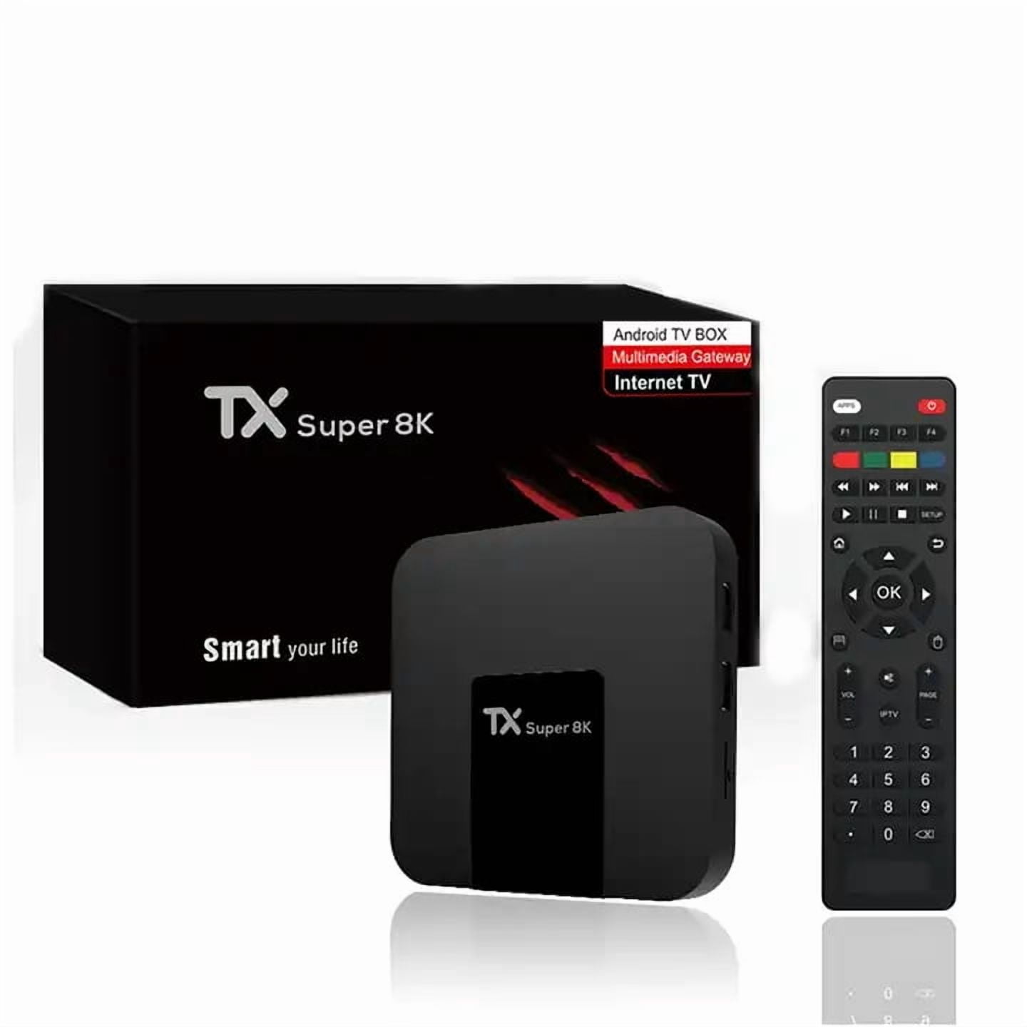 テレビ+ Android box 4k のセット Android Box 2026, Android 13.0 TV Box with 3D 8K 4GB RAM 64GB ROM