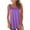 Purple, variant on ITSAME Women's Tank Tops, Round Neck Loose Fit Sleeveless Summer Causal Fashion Blouse Army Green S